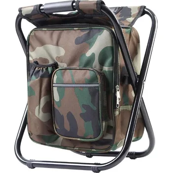 Potah na židli dobirkov.cz Rybářské křeslo se skládací taškou, batoh, 3v1