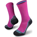 Northman Trek Silver Merino PRO Velikost: 42-44 Růžové Antibakteriální Turistické Merino Ponožky