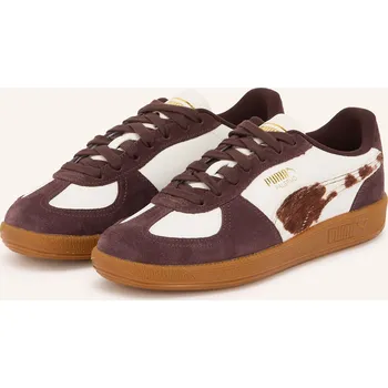 Dámské tenisky Puma Tenisky Palermo Cow, bílá / zlatá / tmavě hnědá