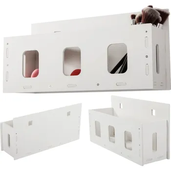 police dobirkov.cz Organizér na zeď, závěsná polička, police na kosmetiku - bílá