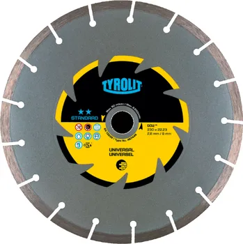 Řezný kotouč TYROLIT Kotouč diamantový 230x2,6x22,2 DCU ECO LINE