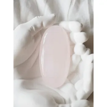 Sběratelství Hmatka Růžový Kalcit oválek leštěný, 139 g