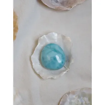 Larimar oválek leštěný, 8,3 g