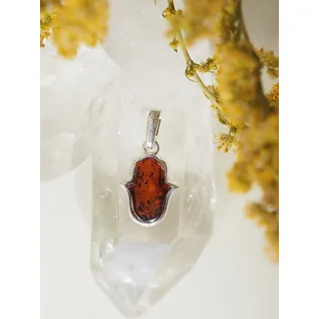 Přívěsek Jantar přívěsek Hamsa