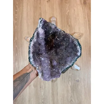 Sběratelství Ametyst s Křišťálem drúza Brazílie 1,7 kg