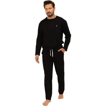 Pánské pyžamo Pánské pyžamo REGINA 497 černá XL 0