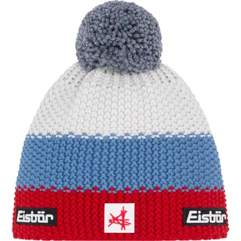 Čepice Eisbär Star Pompon MÜ SA kids - ketchup/skyway/white