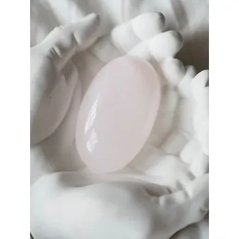 Sběratelství Hmatka Růžový Kalcit oválek leštěný, 168 g