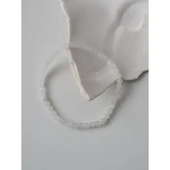 Náramek Měsíční kámen náramek, 4 mm