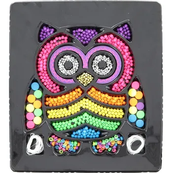 dětská sada na výrobu šperků Korálky plastové sovička