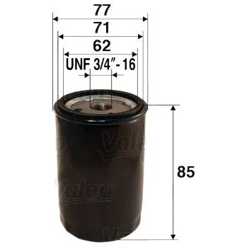 Filtr do auta Olejový filtr VALEO 586073