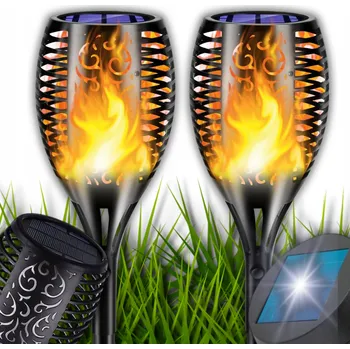 Venkovní osvětlení Solární lampa zapichovací SolarLamp černá 50 cm 1 ks