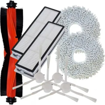 Sada příslušenství pro robotický vysavač Kartáč, kartáčky, mopy a HEPA filtry pro XIAOMI Robot Vacuum X20 Pro White 9ks sada