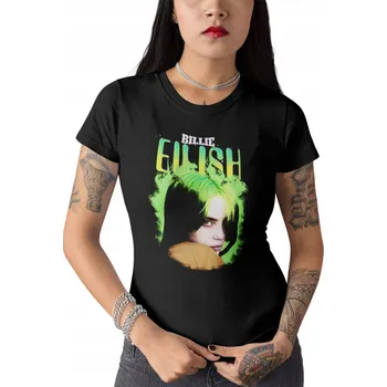 Dámské tričko BILLIE EILISH TRIČKO DÁMSKÉ tričko černé dárek pro ni opium L