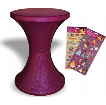 Konferenční stolek Stolička Metalplast-Kalisz, fialové odstíny, 42 cm