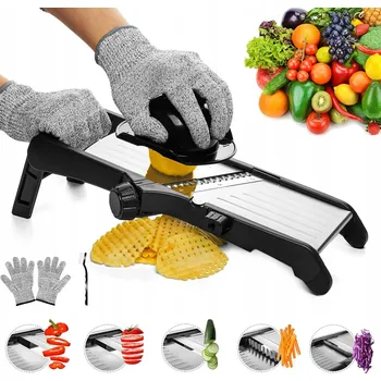 Pomocník do kuchyně 7 v 1 PROFESIONÁLNÍ KRÁJEČ NA ZELENINY OVOCE RUGULOVANÉ STRUHADLO