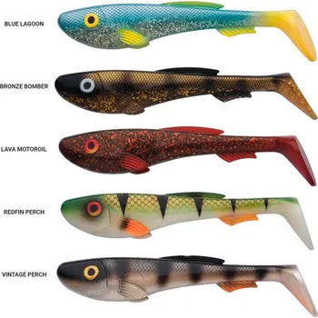 Gumová nástraha Abu Garcia Beast Paddle Tail 21cm - Lava Motoroil