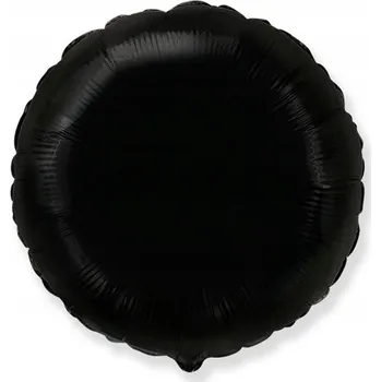 Balónek Fóliový balónek Flx Kulatý Černý - 46 cm - 1 Ks