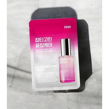 Pleťová maska Isoi - Blemish Care Mask - Rozjasňující pleťová maska 1ks/20ml