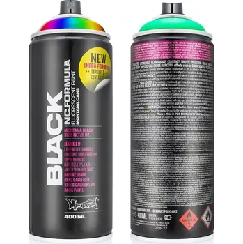 Barva ve spreji Montana Black 400ml - Infra barvy Infra Yellow #fdfd0b