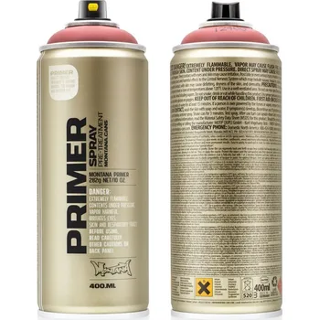 Barva ve spreji Montana PRIMER 400ml - Metal BLK 1070 Pecan nut #6f2f23
