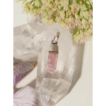 Přívěsek Růžový Turmalín Rubelit přívěsek 1,6 g