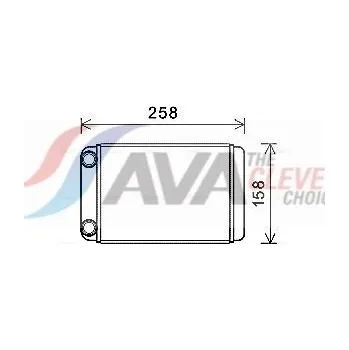 Výměník tepla Výměník tepla, vnitřní vytápění AVA OLA6677