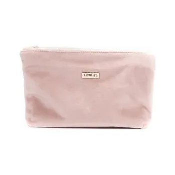 Set školních potřeb Sametové pouzdro - pudrově růžová