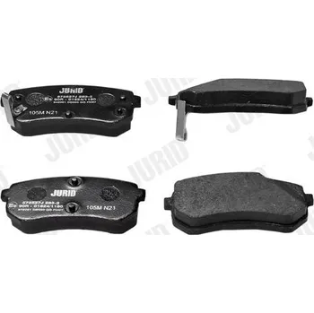 Brzdová destička Sada brzdových destiček, kotoučová brzda JURID 572527J