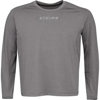 Triko CCM Loose fit s dlouhým rukávem Senior Barva: Šedá, Velikost: ​​​​​XL