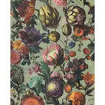 Eijffinger Vliesová tapeta na zeď, zelená, květiny, plody, motýli, 351231, Magnifique, Eijffinger, velikost 10 x 0,52 m