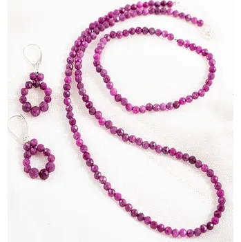 Náhrdelník Rubínový náhrdelník krátký