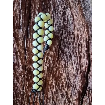 Náramek Jadeitový dvouřadý shamballa náramek žlutý