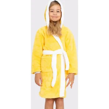 Dívčí župan Dětský župan Králíček žlutý 98/104