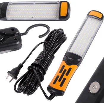 Potah na židli dobirkov.cz Dílenská svítilna, lampa, 230V s magnetem, 96 LED COB