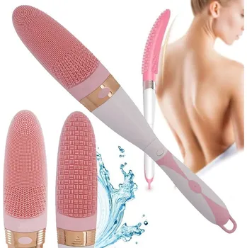 dobirkov.cz Silikonový kartáč na mytí zad, tělový masér