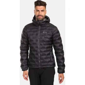 Pánský kabát Pánská zateplená bunda Kilpi ALBA-M černá 6XL