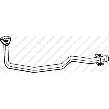 Výfukový systém BOSAL Výfuková trubka BS 820-731