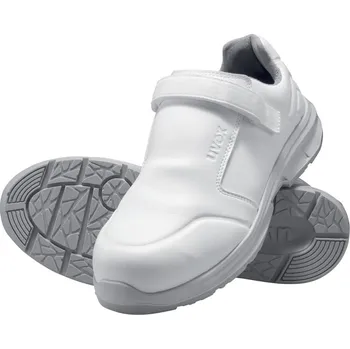 Pracovní obuv uvex 1 sport white 6580 S2 FO SR - Bezpečnostní ESD uzavřená bílá mokasína Velikost obuvi: 40