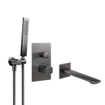 Laveo Vanová baterie Tores podomítková se sprchovým setem - BVT_911P, grafit