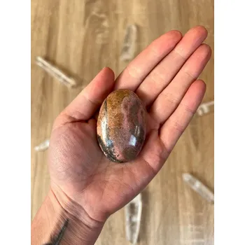 Sběratelství Hmatka Rodonit oválek leštěný, 90g