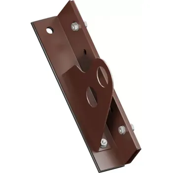 FIX TRUBKA FALC - držák trubkové zábrany na plech se stojáčkem, hnědá