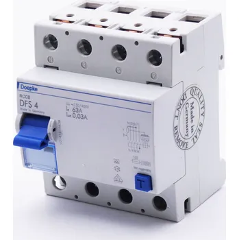 Jistič DANAPO Proudový chránič FI-čko Doepke DFS 4 RCCB 63A 0,03A