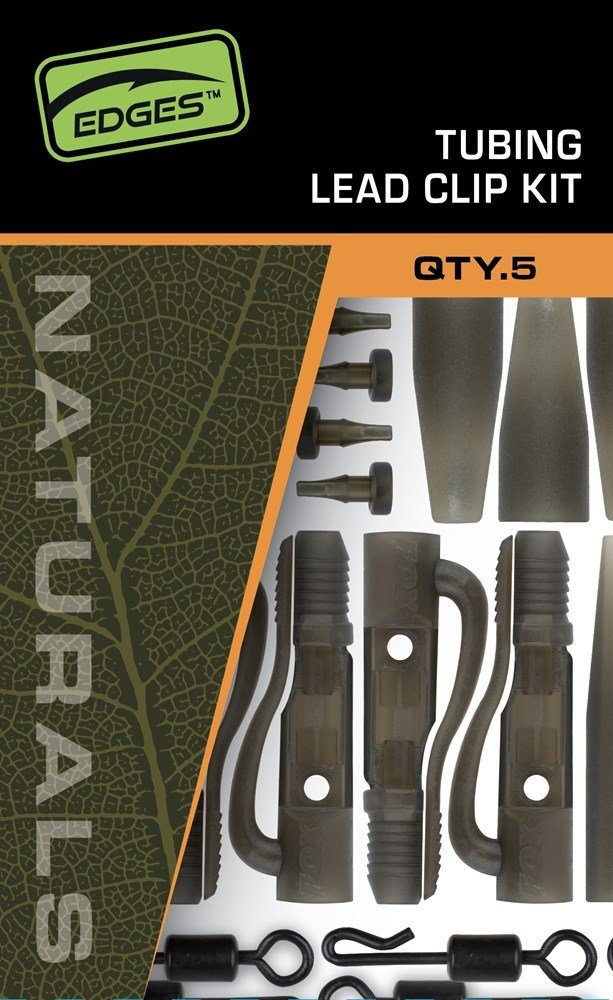 Fox Závěsky Edges Tubing Leadclip Kit 5 ks