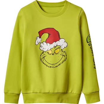 Dívčí mikina Dívčí mikina Grinch (zelená, 122/128)