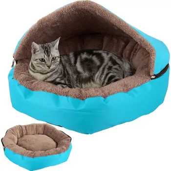 Pelíšek pro psa dobirkov.cz Pelíšek, bouda, pro kočky a psy, měkká, 54 cm x 13 cm, modrá