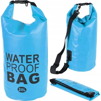 Potah na židli dobirkov.cz Kompresní vak, voděodolný batoh, 20L - modrý