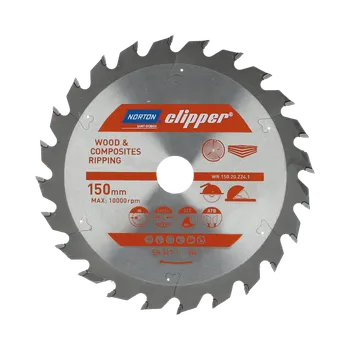 Pilový kotouč NORTON CLIPPER Kotouč pilový dřevo 150x2,8/1,8x20 Z24