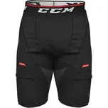 Šortky se suspenzorem CCM Compr Junior Barva: Černá, Velikost: M
