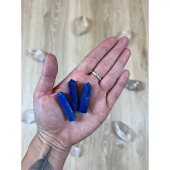 Přírodní kámen Lapis Lazuli Afghánistán leštěný, špička cca 3cm